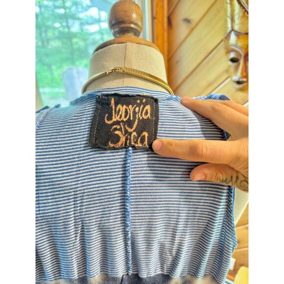 Handmade Upcycled Tie Dye Summer Sun Dress by Jeorjia Shea - Picture 10 of 10